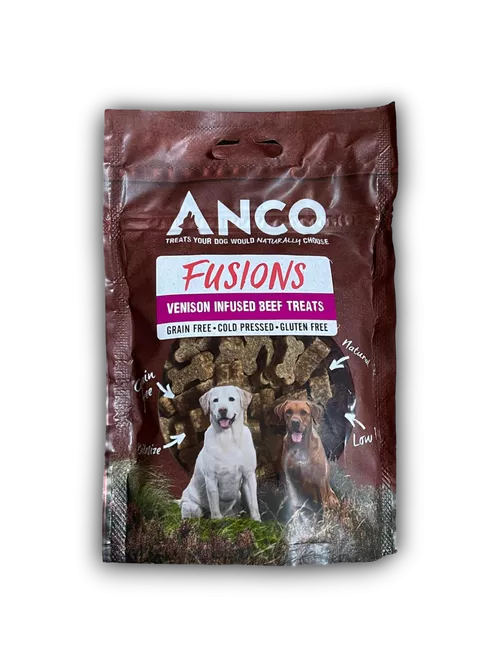 ANCO Fusions Venison Infused Beef Treats 100g