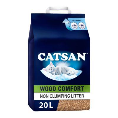 Catsan Wood Comfort Cat Litter 20L