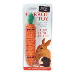Small ‘N’ Furry Sisal Carrot Toy 20.3cm