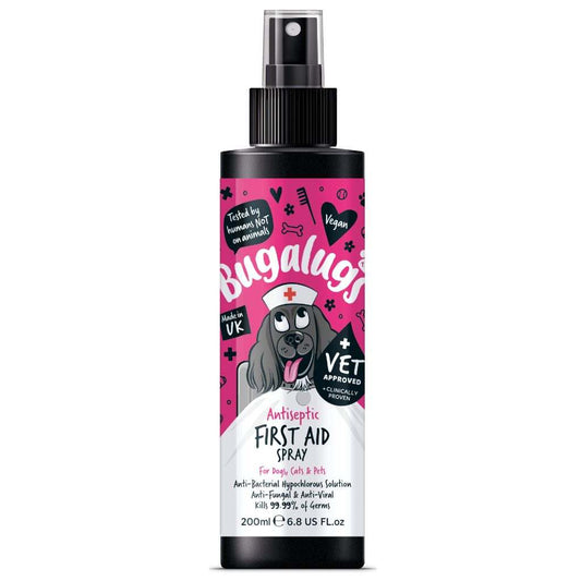 Bugalugs Antiseptic First Aid Spray (Suitable for Cats & Dogs)