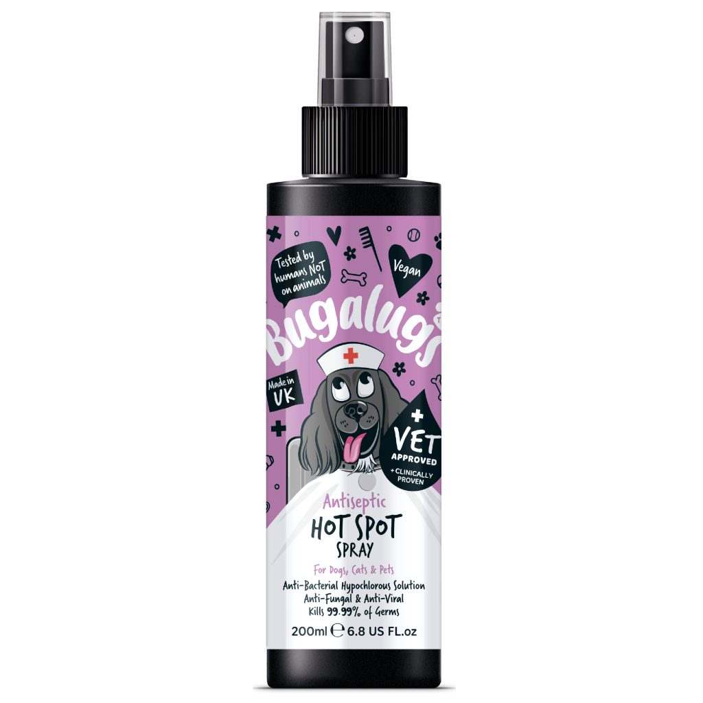 Bugalugs Antiseptic Hot Spot Spray (Suitable for Cats & Dogs)