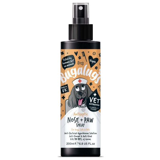 Bugalugs Antiseptic Nose & Paw Spray (Suitable for Cats & Dogs)