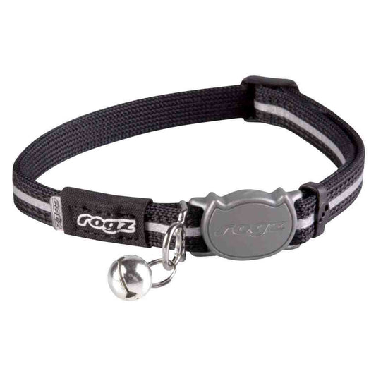 Rogz Alleycat Safety Collar Black