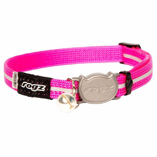Rogz Alleycat Safety Collar Pink