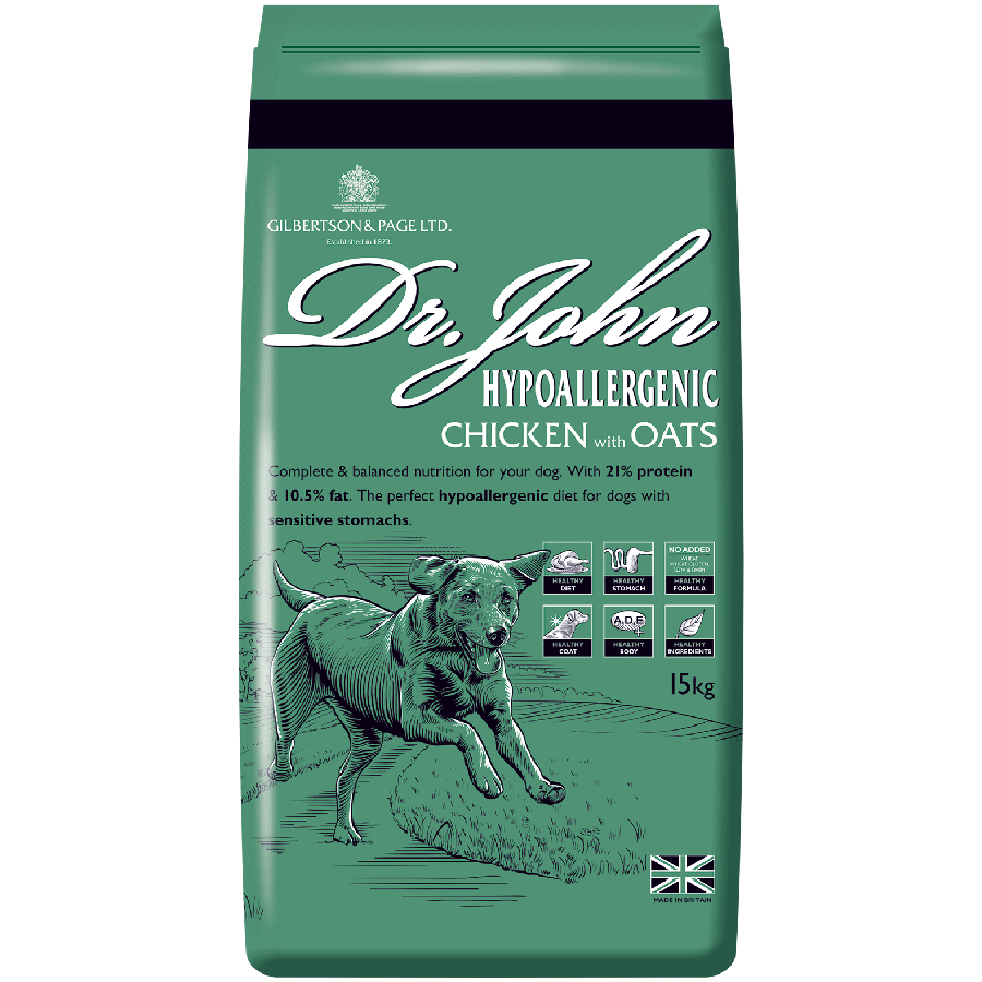 Dr John Hypoallergenic Chicken with Oats 15kg