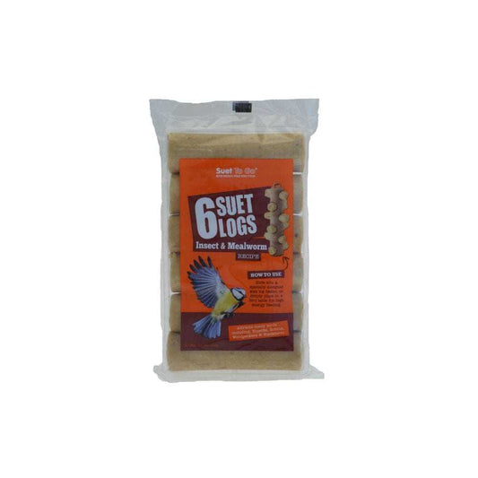 Suet To Go Insect Suet Logs 6pk