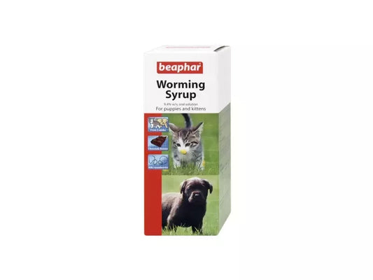 Beaphar Worming Syrup for Puppies & Kittens
