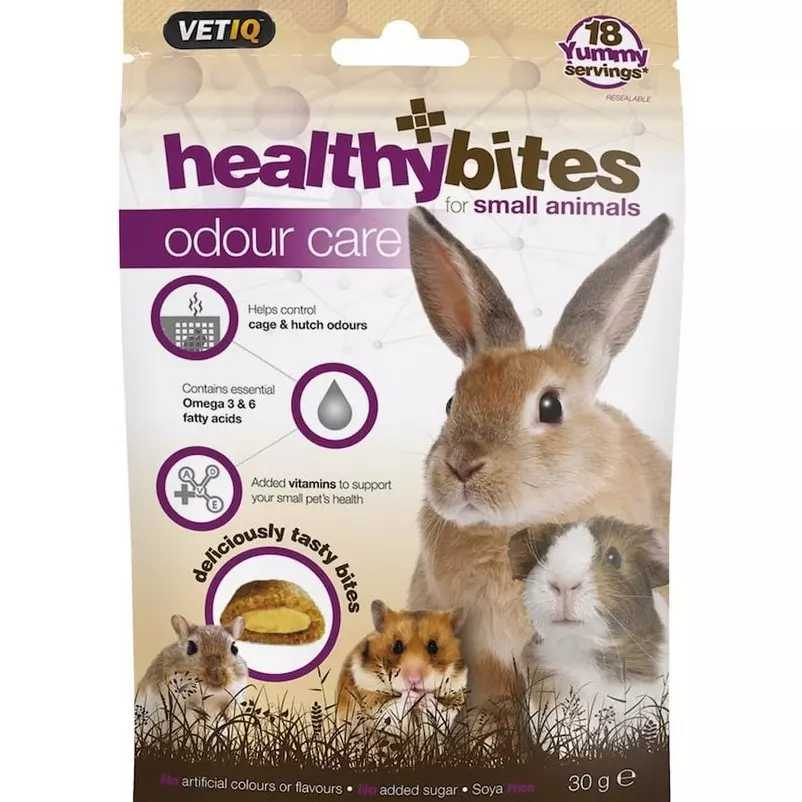 VETIQ Healthy Bites Odour Care Small Animal Treats 30g