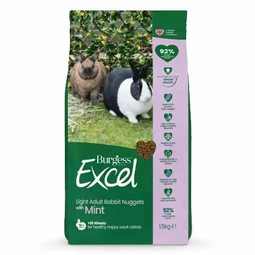 Burgess Excel Rabbit Nuggets Light 1.5kg