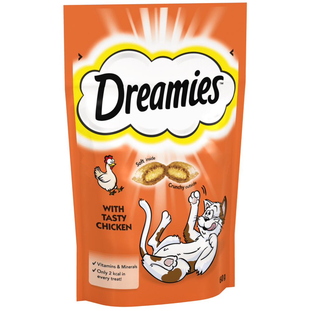 Dreamies Cat Treats with Chicken