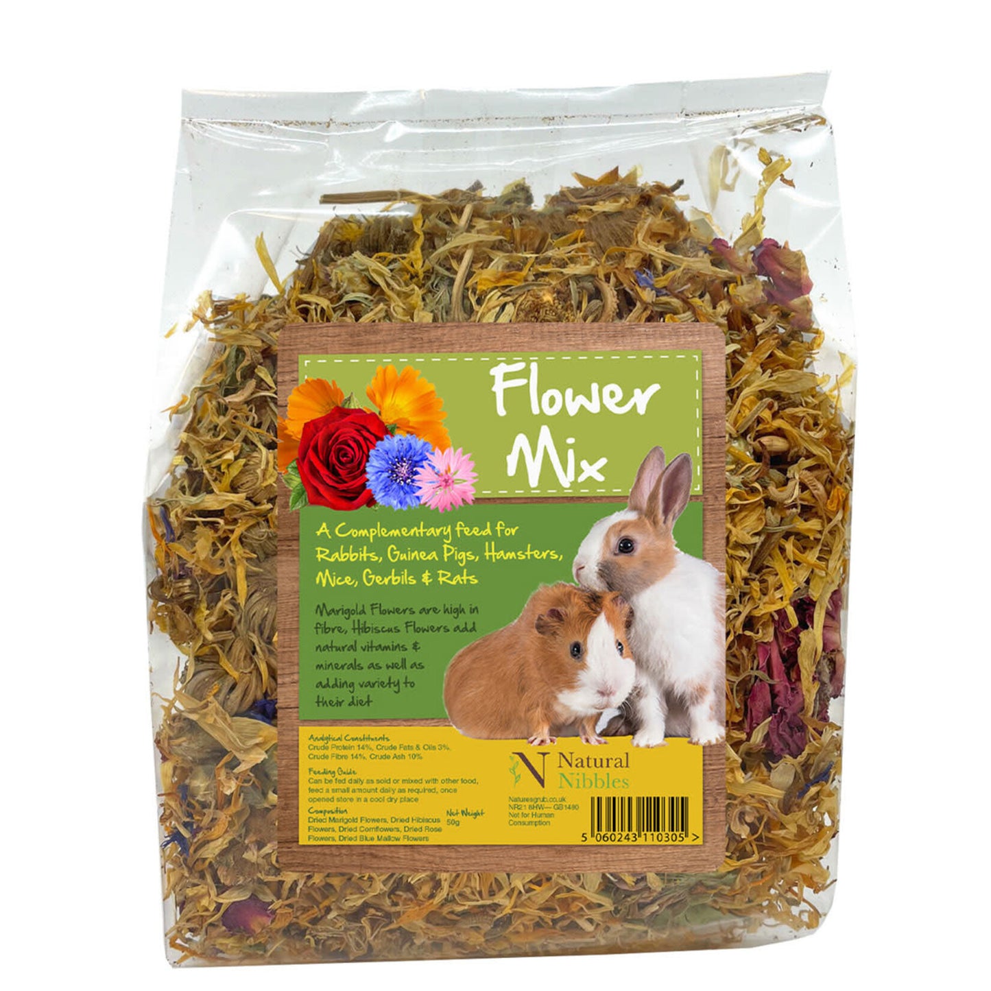 Natural Nibbles Flower Mix 50g