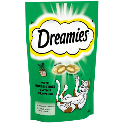 Dreamies Cat Treats Biscuits with Catnip