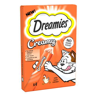 Dreamies Creamy Treats with Tasty Chicken